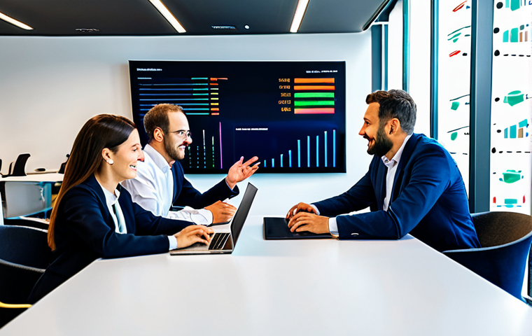 A diverse group of professional individuals, male and female, fully clothed in modest business attire, are engaged in a dynamic meeting within a bright, modern Tel Aviv startup office. They are seated around a sleek conference table, laptops open, with a large screen displaying charts or a presentation, symbolizing global venture capital pitches. The atmosphere is collaborative and innovative, conveying the energy of the "Startup Nation" and global business expansion. Sunlight streams through large windows, revealing a vibrant cityscape in the background. The scene emphasizes seamless communication and strategic thinking, perfect anatomy, correct proportions, natural pose, well-formed hands, proper finger count, natural body proportions. This image is safe for work, appropriate content, and family-friendly, showcasing professional dress and high-quality photography.
