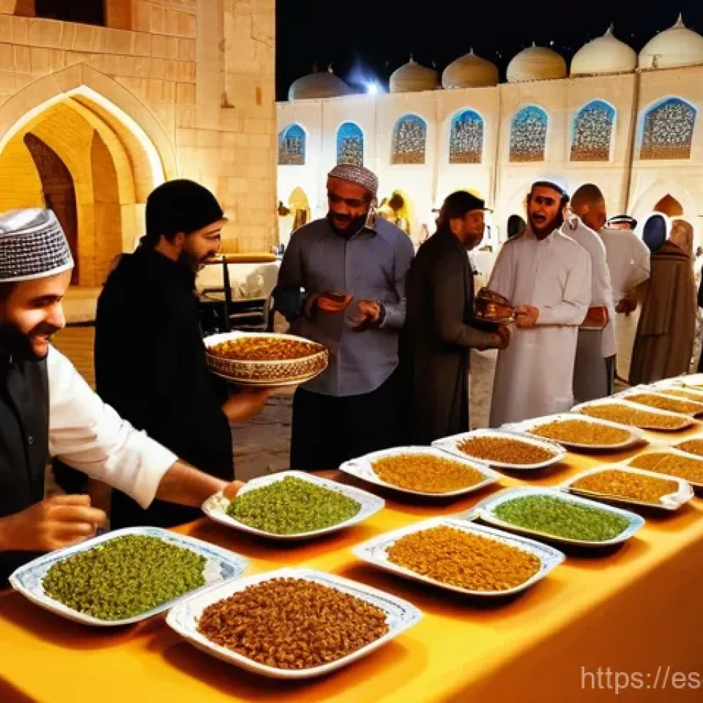이스라엘에서 경험할 수 있는 주요 이슬람 행사 - **Ramadan Iftar Celebration in Jerusalem**
    A vibrant evening scene in Jerusalem during Ramadan. ...
