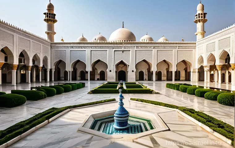이스라엘에서 경험할 수 있는 주요 이슬람 행사 - **Eid al-Fitr Morning Festivities**
    A bustling and joyful street scene during Eid al-Fitr. The s...