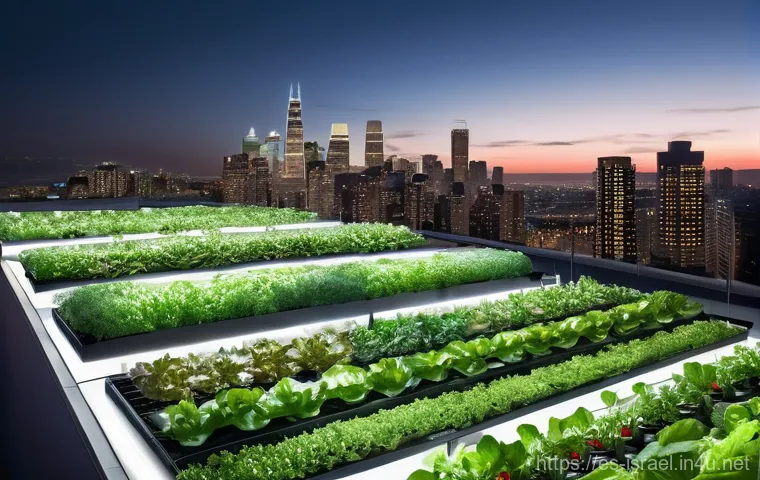 이스라엘의 농업 혁신 박람회 - **Prompt:** "A breathtaking aerial view of a vast, arid desert landscape being meticulously transfor...