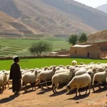 이스라엘과 관련된 역사적 사건 - **Prompt 1: Ancient Origins and Pastoral Life**
"A wide-angle, cinematic shot depicting a peacef...