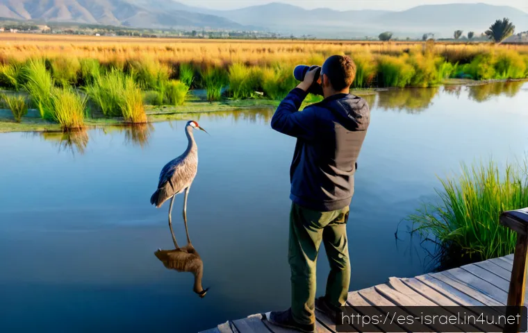 이스라엘의 생태 관광 산업 - Photorealistic eco-tourism scene in Israel’s Negev Desert, a small mixed group of adult Spanish-spea...